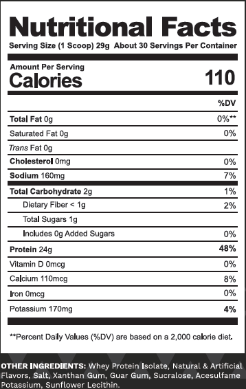 Whey Protein Isolate
